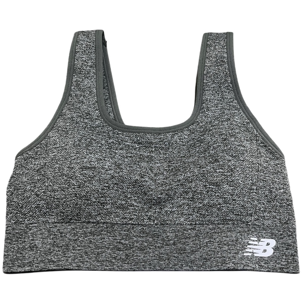 NWOT | New Balance | Medium | Heathered Green Sports Bra with Pads